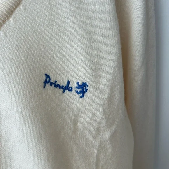 Pringles V neck preppy wool sweater - Picture 4 of 11